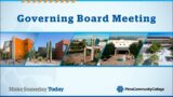 PCC Governing Board Meeting October 9, 2024