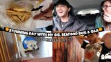 STUNNING Day With My Sis, Seafood Boil & Q&A ~ Vlogtober Day 23