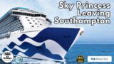 Sky Princess heading for the Mediterranean