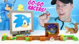Sonic the Hedgehog GO-GO Racers Track & Free Life Mystery Monitor Unboxing