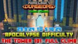 The Tower 101 [Apocalypse] Full Climb, Guide & Strategy, Minecraft Dungeons Fauna Faire
