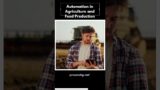 automation in agriculture and food production