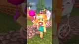 baby alex runs to the rescue #minecraftanimation #shorts