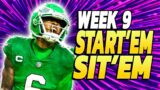 Answering Your TOUGH Week 9 Start Sit Questions!