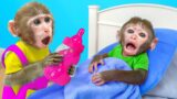 Bibo Monkey Take Care of Little Monkey and Escape from Prison Maze | KUDO ANIMAL BIBO