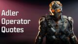 Black Ops 6 Zombies – Adler Operator Quotes