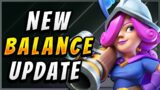 FINALLY NEW BALANCE CHANGES in CLASH ROYALE!