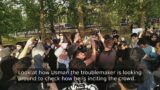 Giving Usman The Troublemaker His Warning About How He Could Get Chucked Out Of Speakers Corner