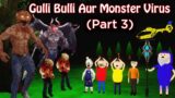Gulli Bulli Aur Monster Virus Part 3 | Gulli Bulli Cartoon | Horror Story | Gulli Bulli Baba Cartoon