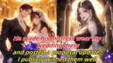 He made his mistress wear my wedding dress and posted a proposal update.I publicly wished them well.