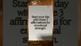 Healing thru Affirmations | Emotional Wellness Healing & Resilience #emotionalwellness #healing