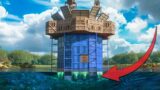 I Built a Lake Base with a Secret Underwater Bunker