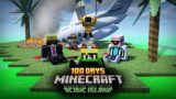 I Survived 100 Days On Minecraft acidic island in Minecraft Hardcore.