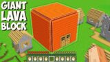 I found THE BIGGEST LAVA BLOCK HOUSE in Minecraft! This is RARE LAVA BASE!