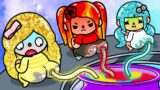 Ice, Fire and Gold Hair Separated at Birth | Toca Life Story | Toca Boca