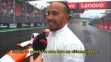 Lewis Hamilton's EMOTIONAL CRYING after driving Ayrton Senna's CHAMPIONSHIP car in QUICK INTERVIEW