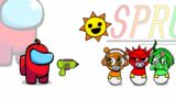 Mini Crewmate Kills Sprunki Characters – Part 3 | Among Us | Moom Toons