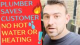 NO HOT WATER or HEATING in UK WINTER – PLUMBER to the RESCUE (pt3)