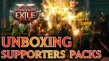 Path of Exile 2 : UNBOXING DE TOUS LES PACKS SUPPORTERS !