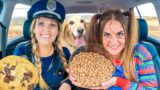 Police Surprises Chucky and Puppy with Car Ride Chase!