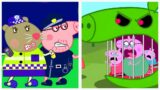 Police to the Rescue! Save Peppa Pig's Family from the Scary Monster | Thrilling Adventure
