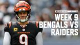 Preview: Week 9 Bengals vs Raiders | Bengals Weekly