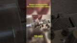 See how mechanics makes center joints to attach two different broken pieces of any mechanical parts
