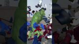 Spider-Man vs Iron Man vs Hulk Monster Vs Superman #shorts #hulk #spiderman #ironman