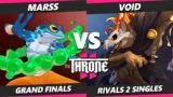 The Throne 2 GRAND FINALS – VoiD (Forsburn) Vs. Marss (Ranno) Rivals of Aether 2 – RoA2