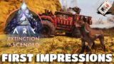 ARK Extinction FIRST IMPRESSIONS! – Cars, Armadoggo and More!