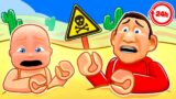 Baby Spends 24 Hours in QUICKSAND TRAPS!
