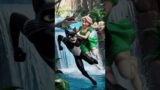 Battle at the Waterfall: Cat Boy and Cat Wife's Heroic Fight #3d #cat #pawsandwhiskers #cartoon
