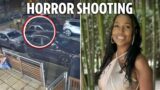 Gunman pulls up to wake and kills mum in horror drive-by shooting as terrified churchgoers flee