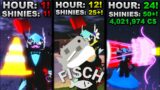 I Spent 24 Hours Getting The RAREST SHINY FISH In Roblox Fisch… Here's What Happened!