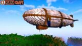 I built a ZEPPELIN to hide my CREEPER FARM – AlphaCraft SMP S5 E26
