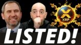 JUST IN! XRP JUST GOT LISTED! XRP READY TO BECOME A MONSTER?!!