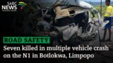 Road Safety | Seven killed in multiple vehicle crash on the N1 in Botlokwa, Limpopo