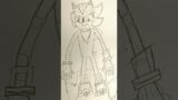 Shadow the Hedgehog Fan Art by 9 year old #sonicthehedgehog