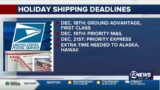 Shipping deadlines approaching for sending Christmas gifts on time