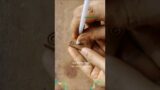 Sirf straw and needle se banaayein beautiful terracotta pendant #shorts #youtubeshorts #art