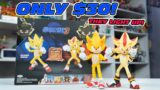 Super Sonic and Super Shadow Sonic Movie 3 Light Up Figures from JAKKS Pacific Toys