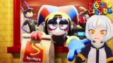 THE AMAZING DIGITAL CIRCUS – Ep 4 Mascarada en Spudsy's | ChuyMine REACCIONA a GLITCH