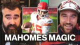 Travis Kelce on the Chiefs walk-off win, Bryce Young's Resurgence and Tershawn Wharton's wild catch