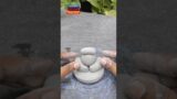 Very easy ganpati idol making with shadu mati #shorts
