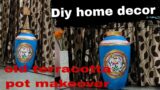 old terracotta pot makeover #viralvideo #diy #reuse #homedecor#honedecor #viralshorts #viralvideos