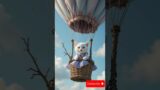 Cute Troublemaker Kitten wants to fly like her Flight Attendant Mother Cat #cat #cutecat #catlove