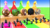 Long Slide Game With Elephant Gorilla Buffalo Hippopotamus Tiger 3d Animal Game Funny 3d Animals