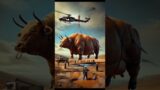 A big bull in the hole -coming to the rescue team -helpfully story viral Short #cow #bulf #trending