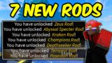 ALL 7 NEW RODS IN THE FISCH ATLANTIS UPDATE! | Roblox Fisch
