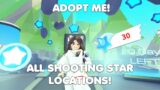 ALL the SHOOTING STAR Locations *30 STARS* in Adopt me!